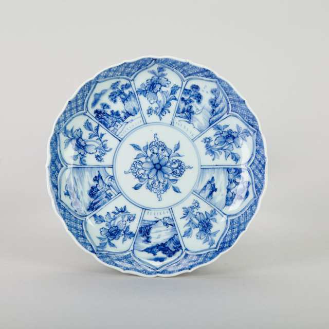 Pair of Blue and White Plates, Kangxi Period (1662-1722)