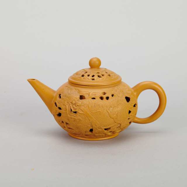 Four Yixing Teapots 