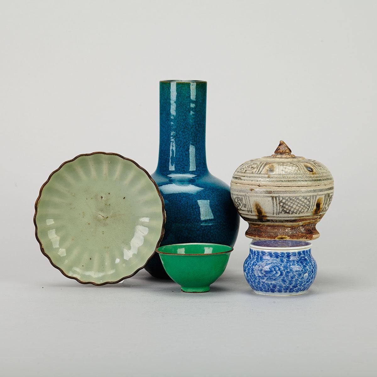 Group of Four Chinese Ceramics