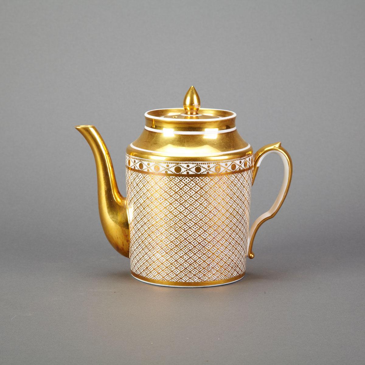 Paris Porcelain Coffee Pot, c.1810
