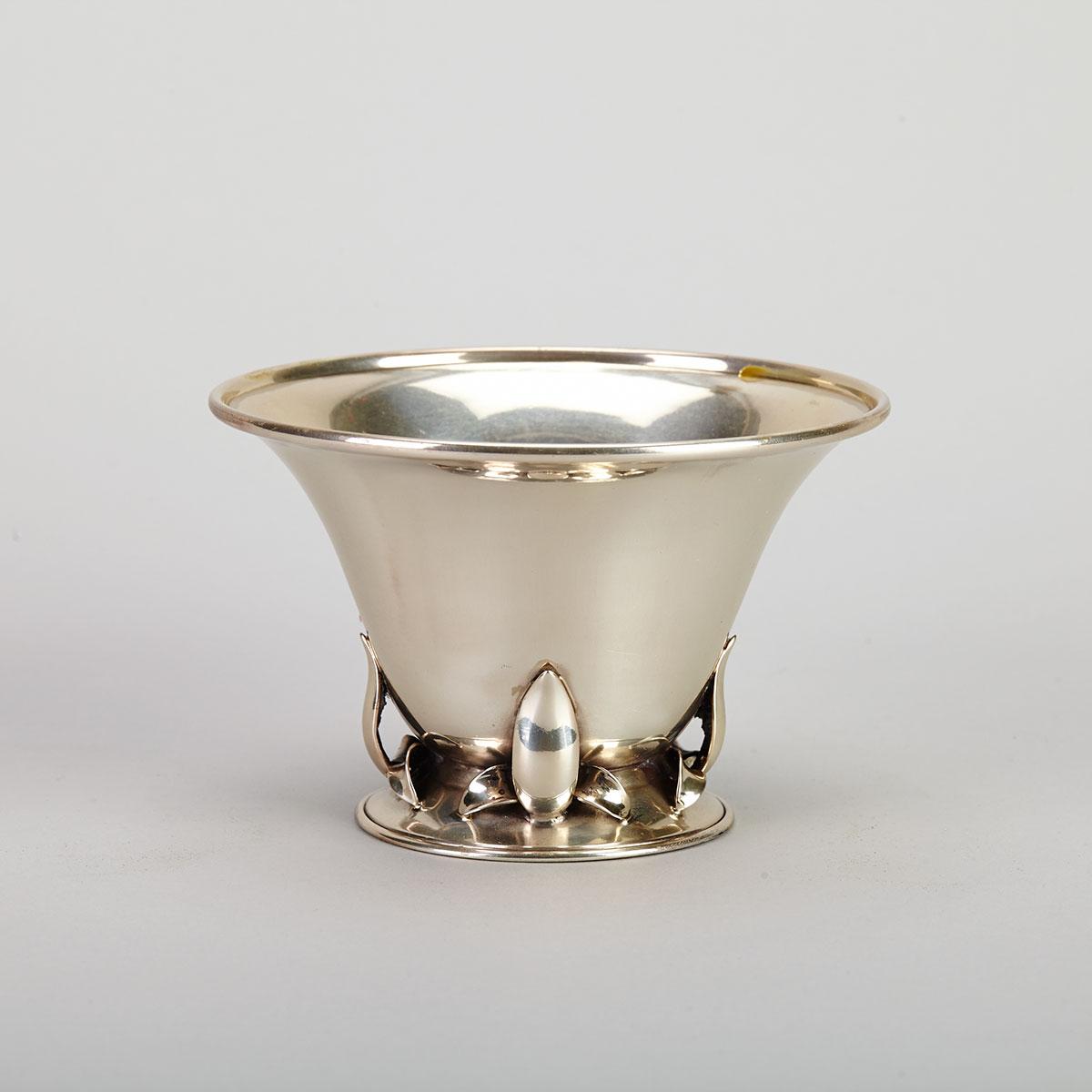 Canadian Silver Steep Sided Bowl, Carl Poul Petersen, Montreal, Que., mid-20th century