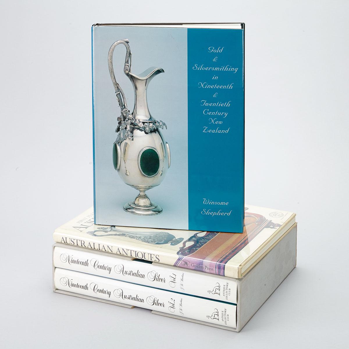 [Reference Books] Australian and New Zealand Silver, Four Volumes