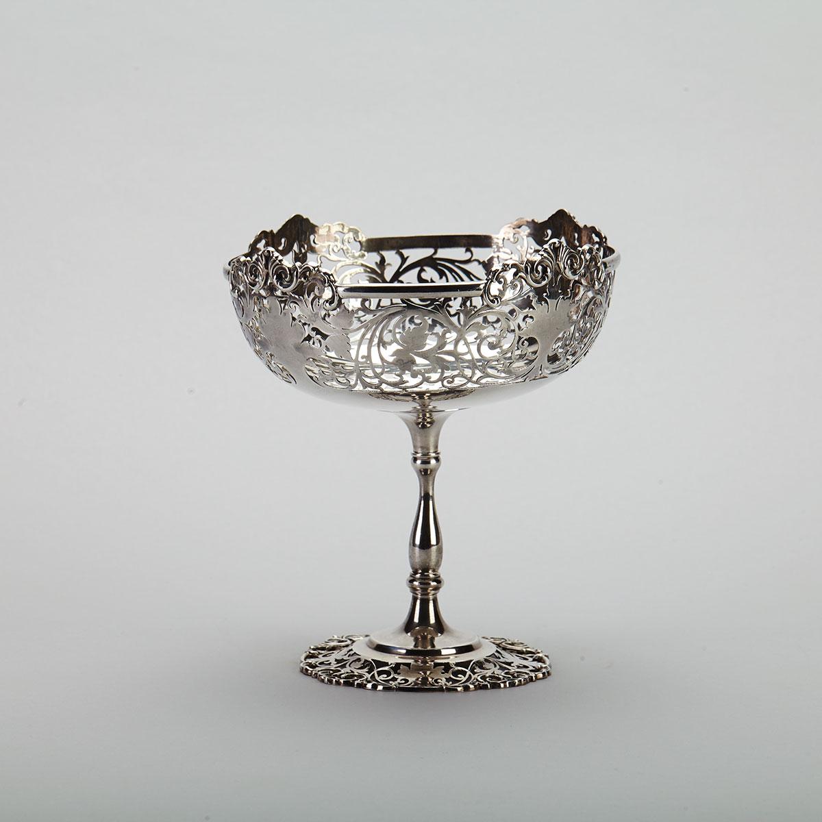 English Silver Footed Comport, Mappin & Webb, Sheffield, 1919
