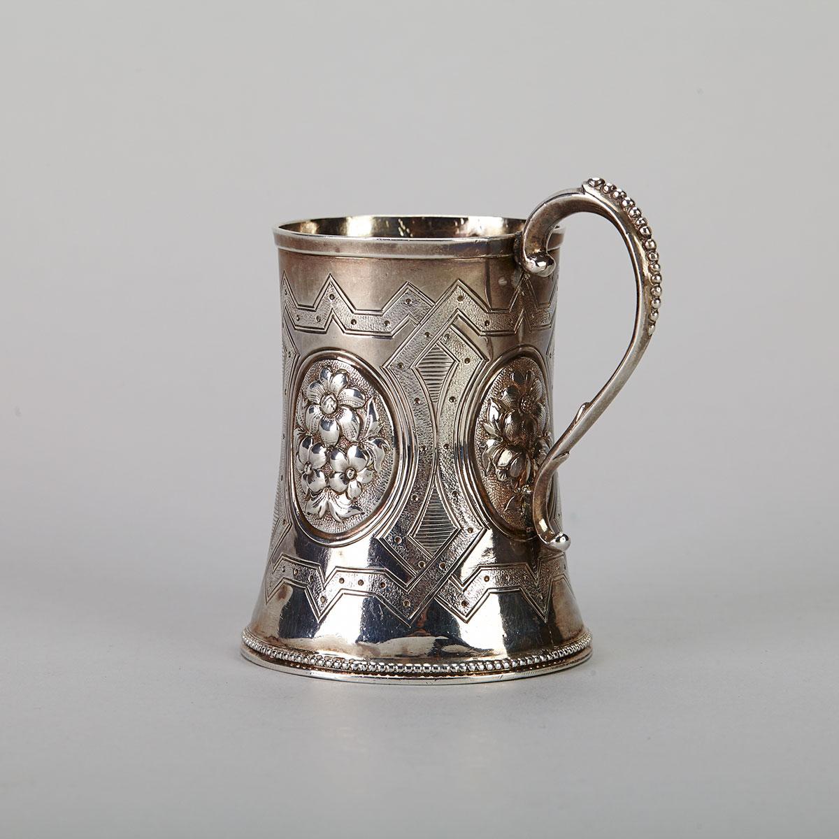 Victorian Silver Small Mug, Henry Holland, London, 1868