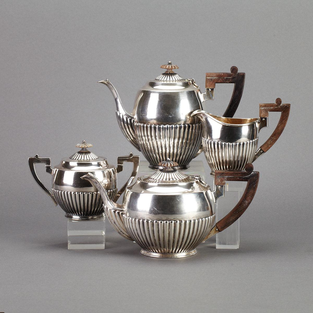 Portuguese Silver Tea and Coffee Service, Oporto, 20th century