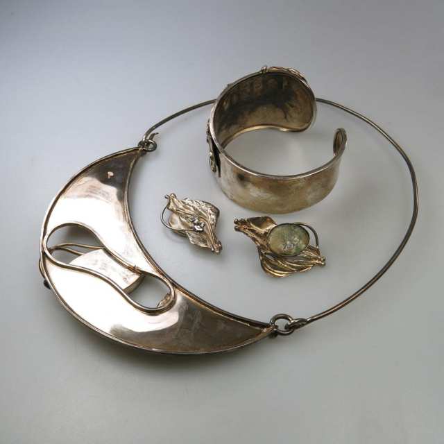 Avi Soffer Israeli Sterling Silver Jewellery Suite