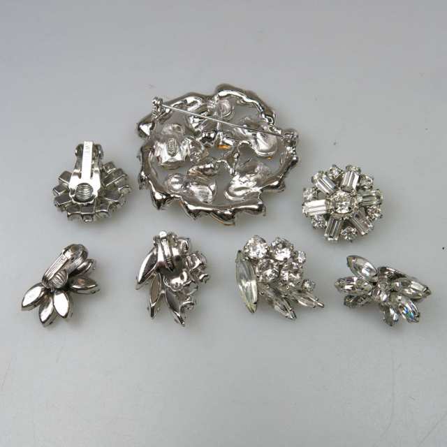 Seven Pieces Of Silver Tone Metal Jewellery