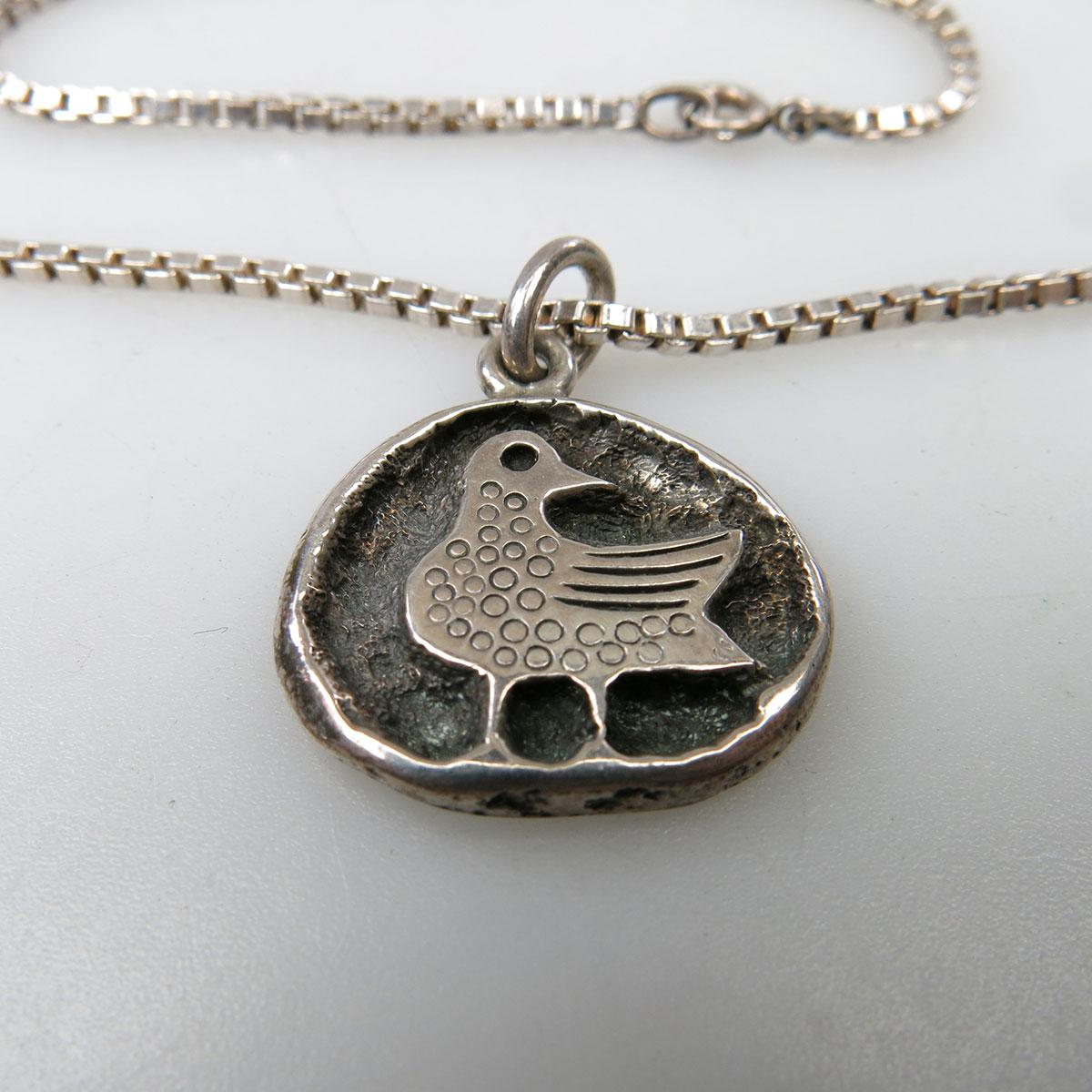 Walter Schluep Canadian Sterling Silver Pendant