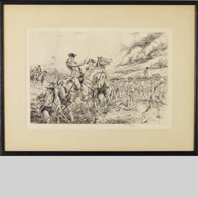 Collection of Four American Etchings
