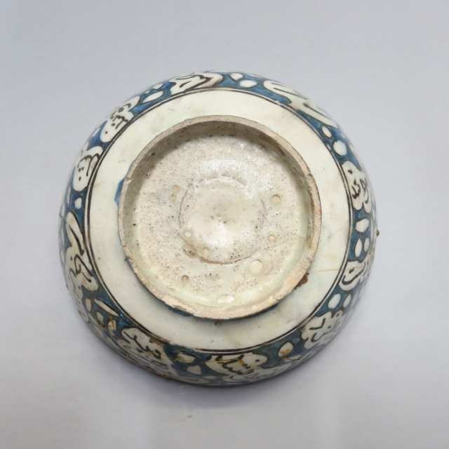 Kashan Pottery ‘Islamic Script’ Bowl, 14th to 16th Century