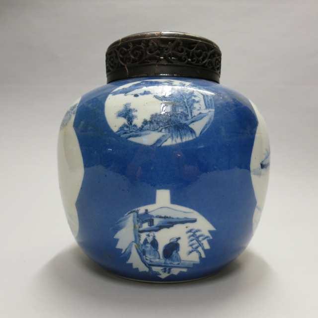 Blue and White Ginger Jar, 19th/20th Century