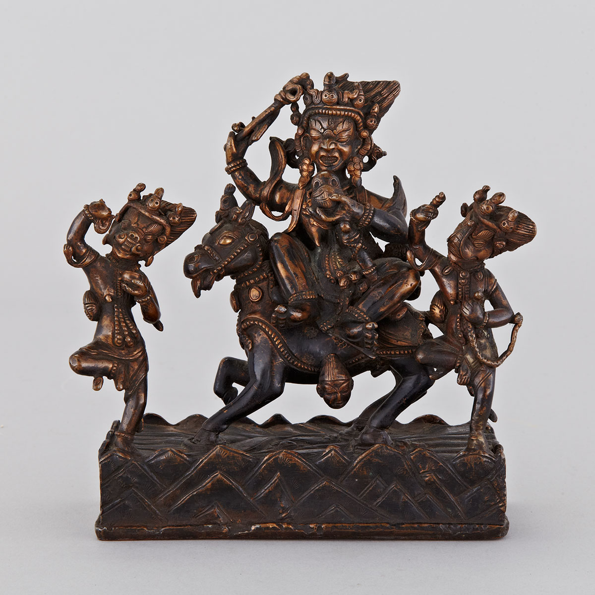 Copper Alloy Figure of Llhmao, Tibet or Nepal