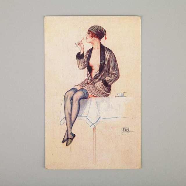 French School, Collection of 28 Post Cards, early 20th century
