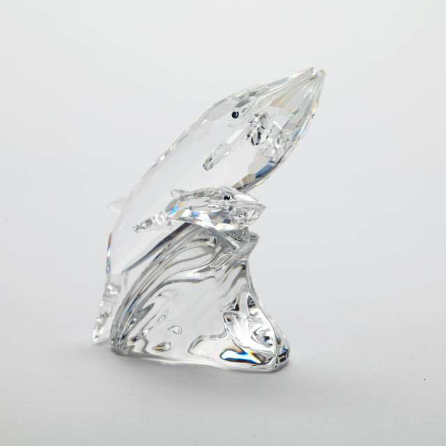 Swarovski Crystal Figurines, “Mother and Child” Series, 1990-92
