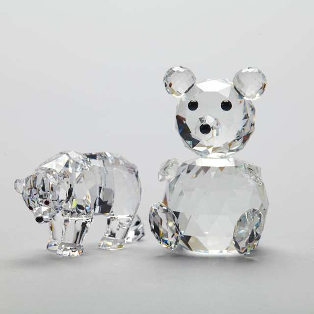 Eleven Swarovski Crystal Bears, late 20th/early 21st century