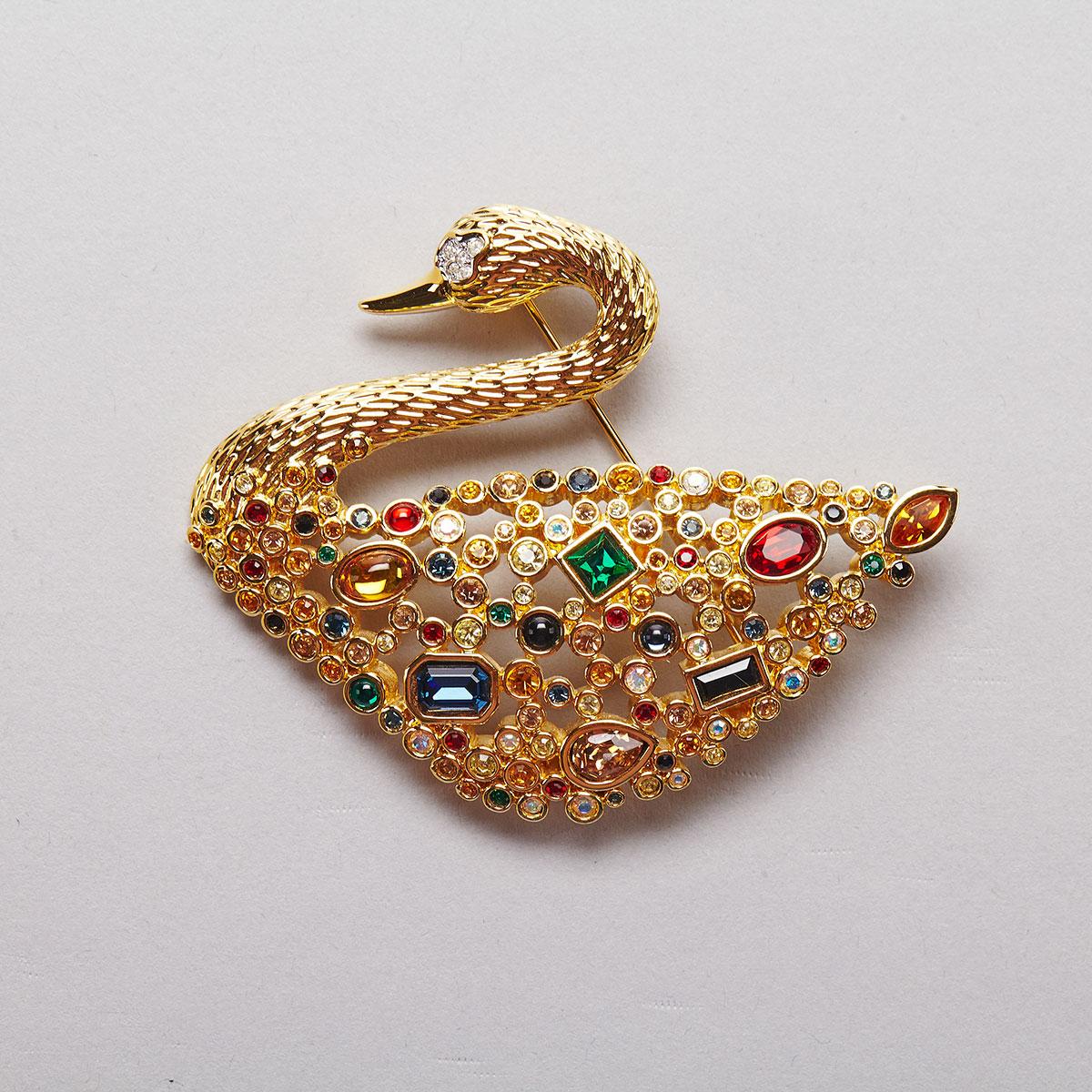 Fourteen Swarovski Crystal Brooches, late 20th/early 21st century