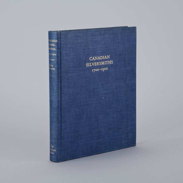 [Reference Book] Langdon, John E., Canadian Silversmiths 1700 - 1900