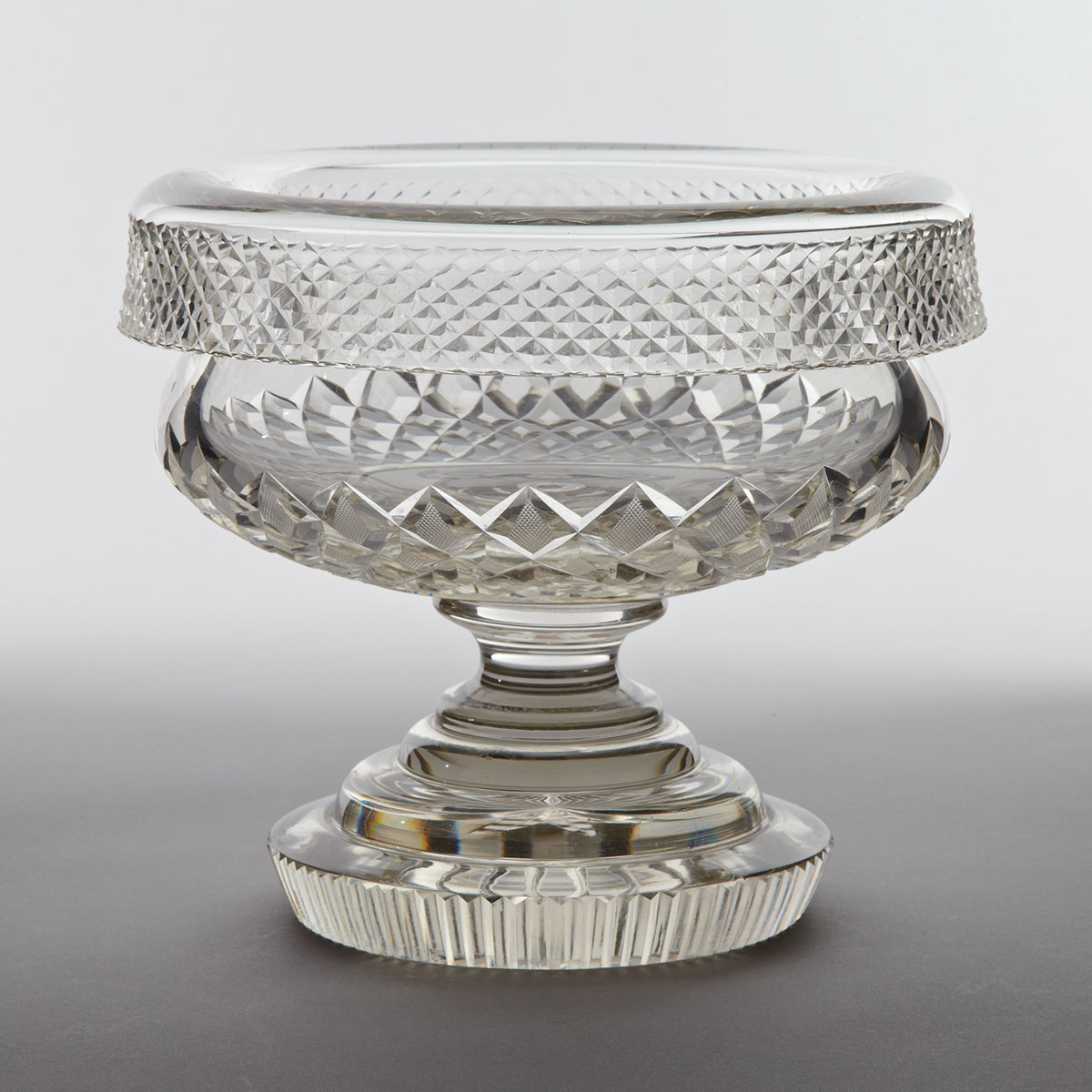 Anglo-Irish Style Cut Glass Bowl, c.1900