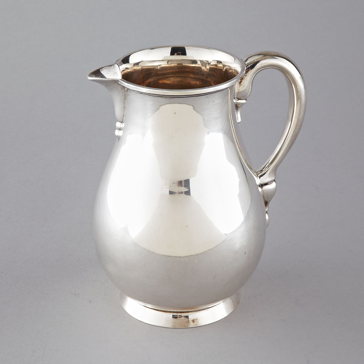 Canadian Silver Baluster Water Jug, Henry Birks & Sons, Montreal, Que., 1944