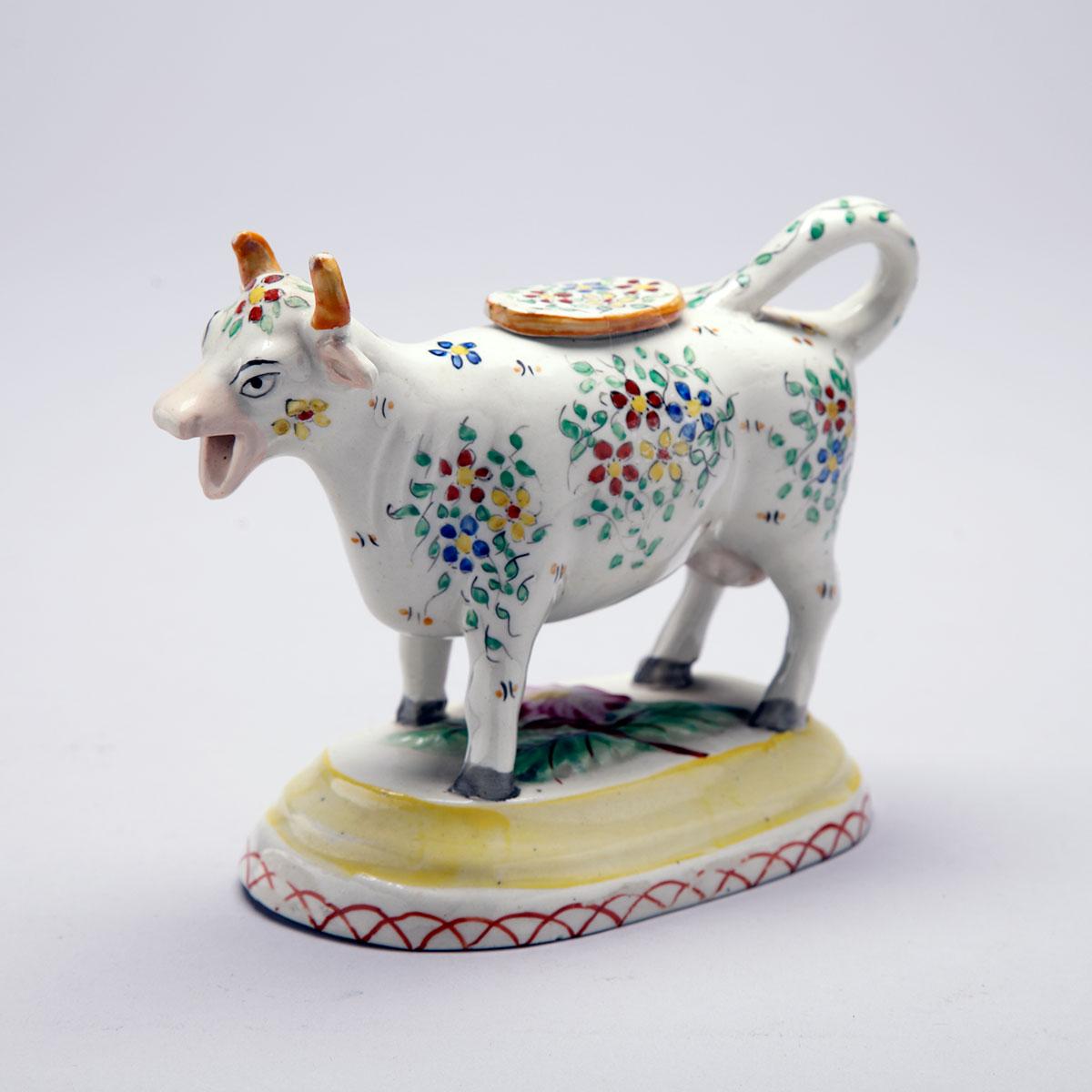 Staffordshire Porcelain Cow Creamer, 19th century