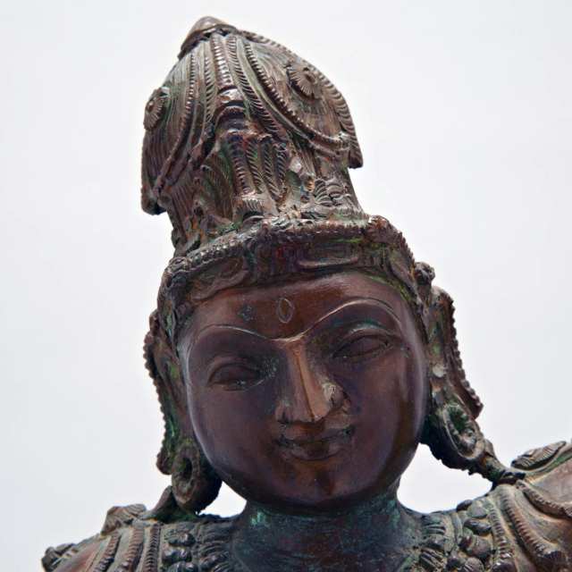 Bronze Dancing Figure of Krishna