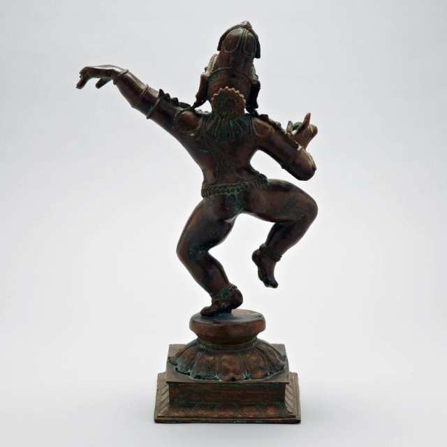 Bronze Dancing Figure of Krishna