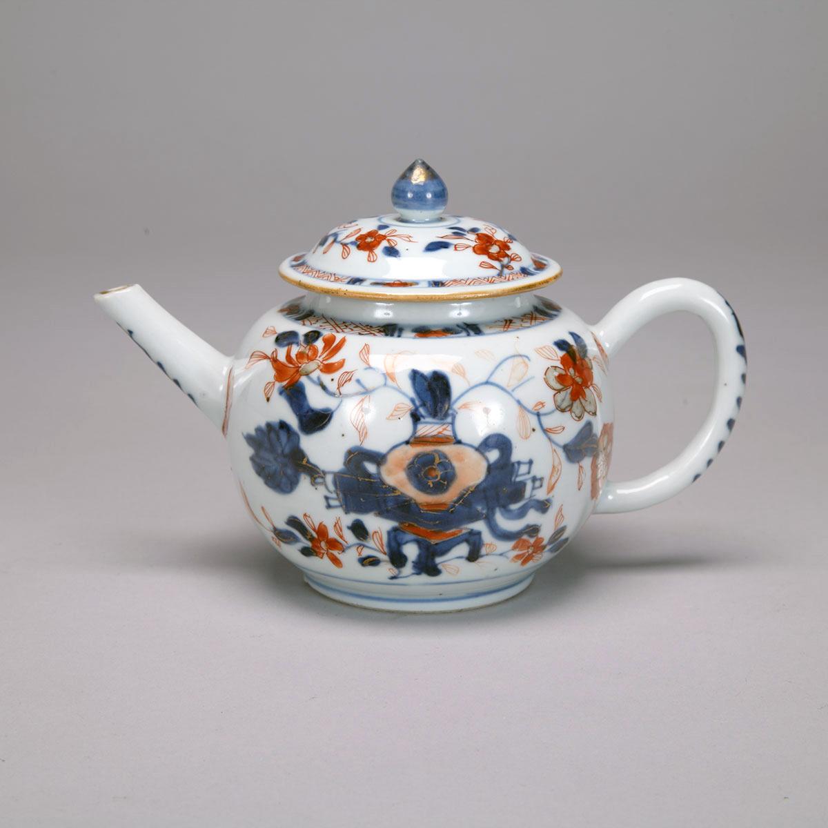 Export Chinese Imari Teapot, 18th Century 