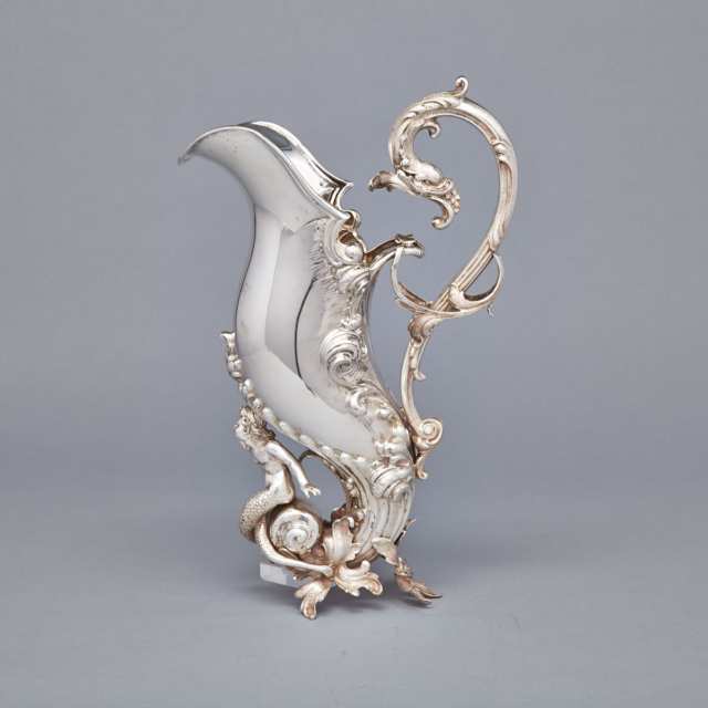 Italian Silver Ewer and Stand, for Henry Birks, c.1960