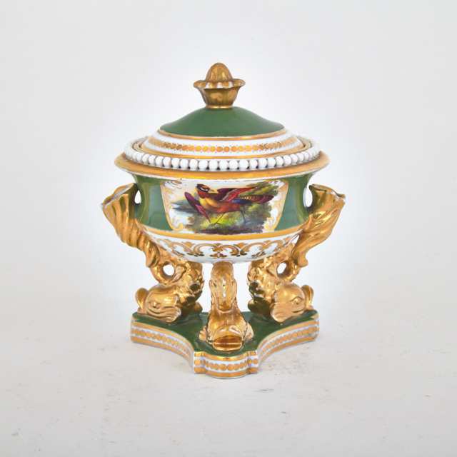 Chamberlain’s Worcester Covered Inkwell, c.1825