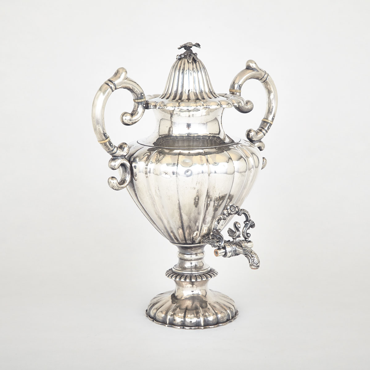 American Silver Tea Urn, Gerardus Boyce, New York, N.Y., c.1825