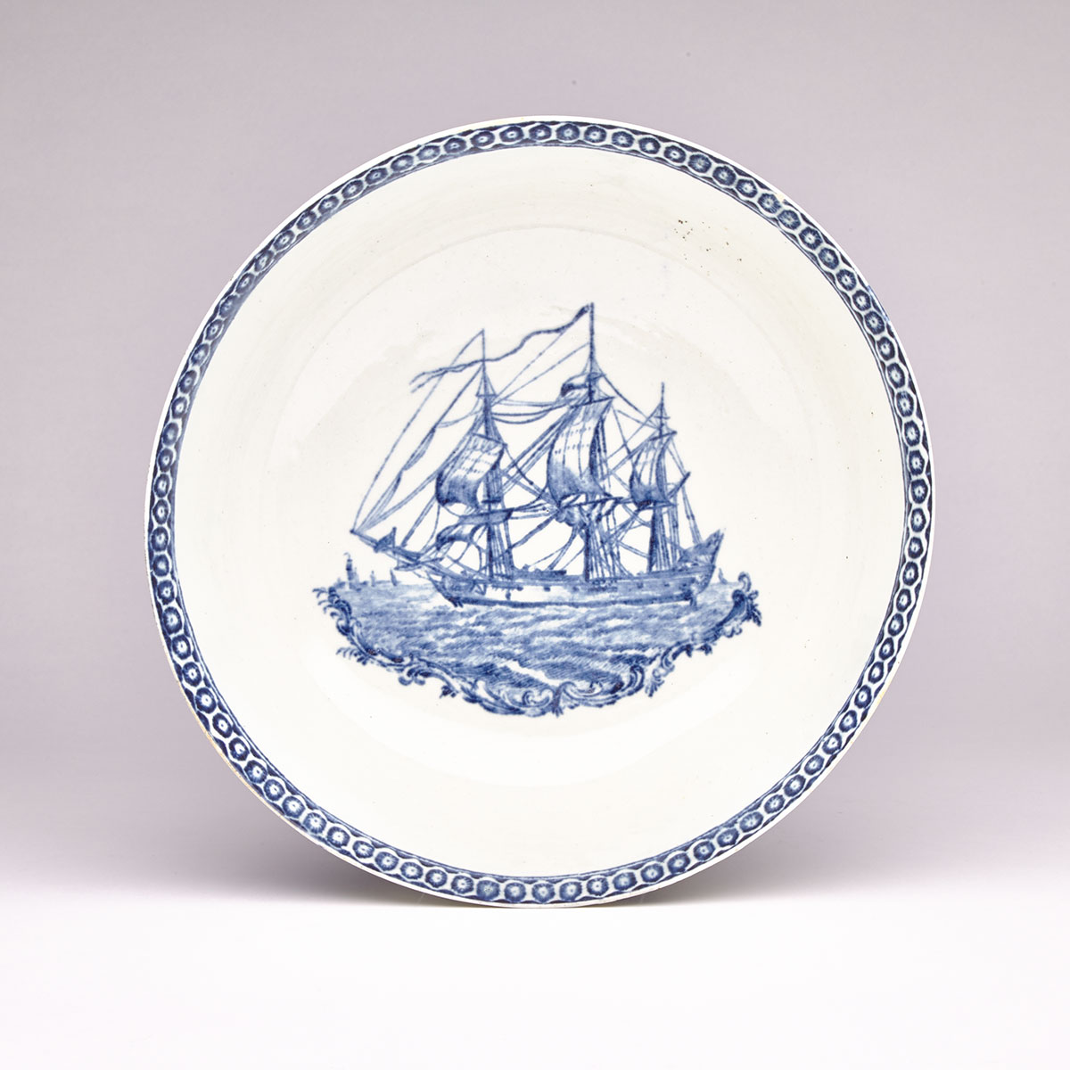 Penningtons, Liverpool ‘Ship’ Bowl, c.1780-85