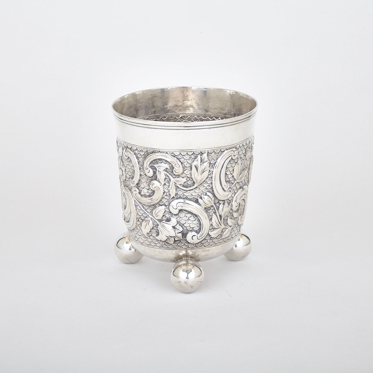Danish Silver Beaker, Copenhagen, 1673