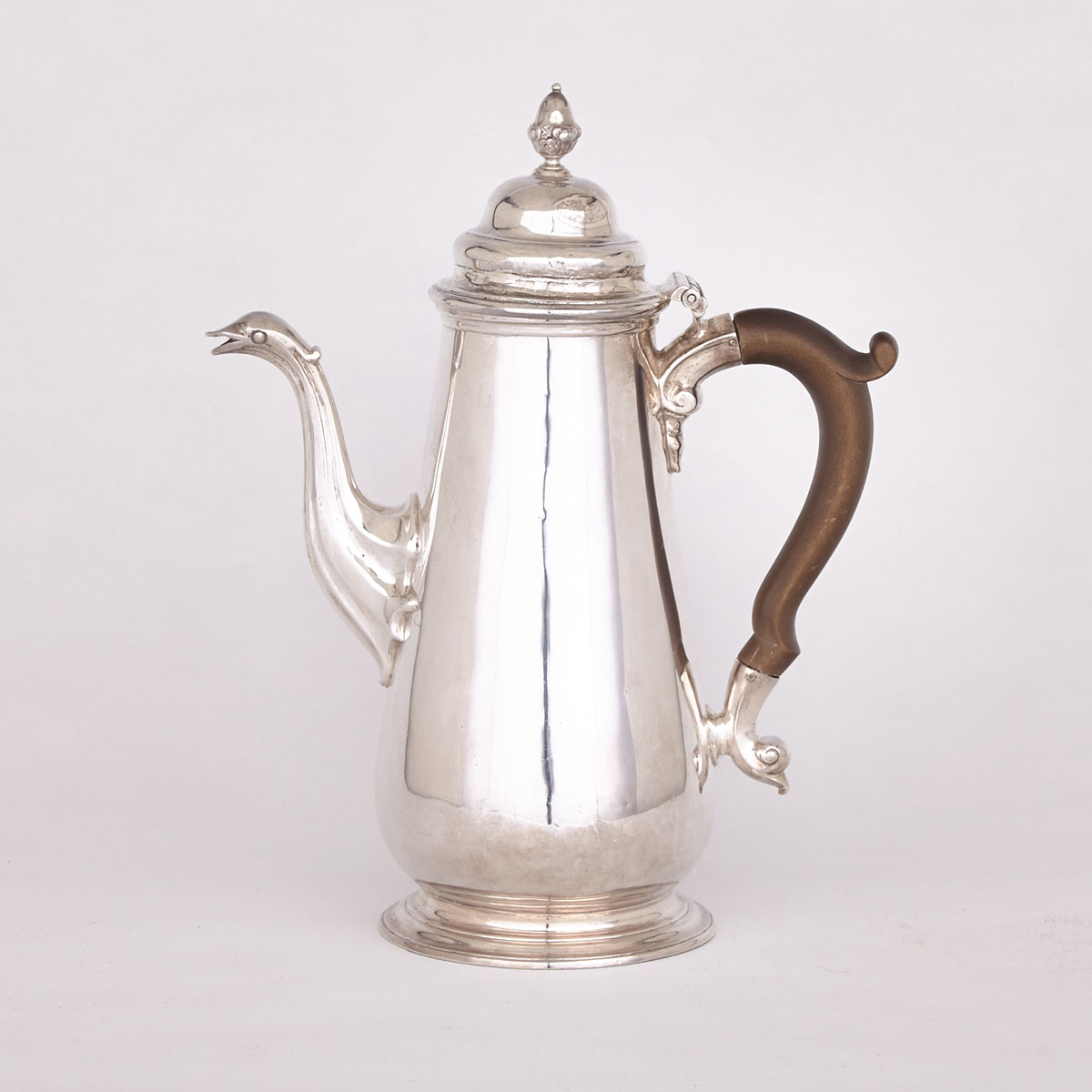 George II Silver Coffee Pot, Thomas Whipham, London, 1749