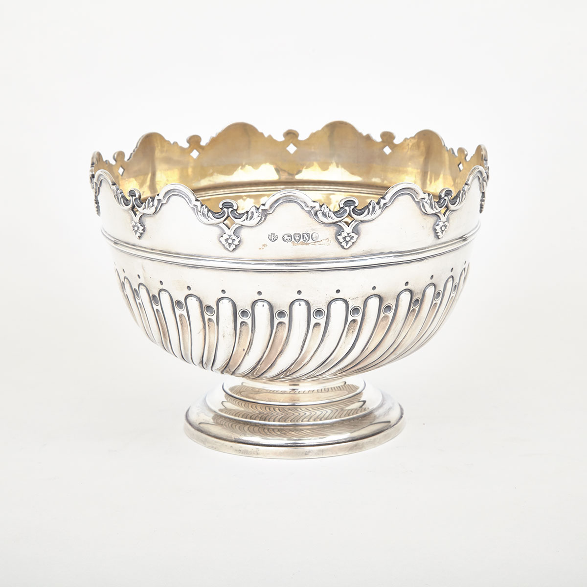 Victorian Silver Footed Bowl, Walter & John Barnard, London, 1888