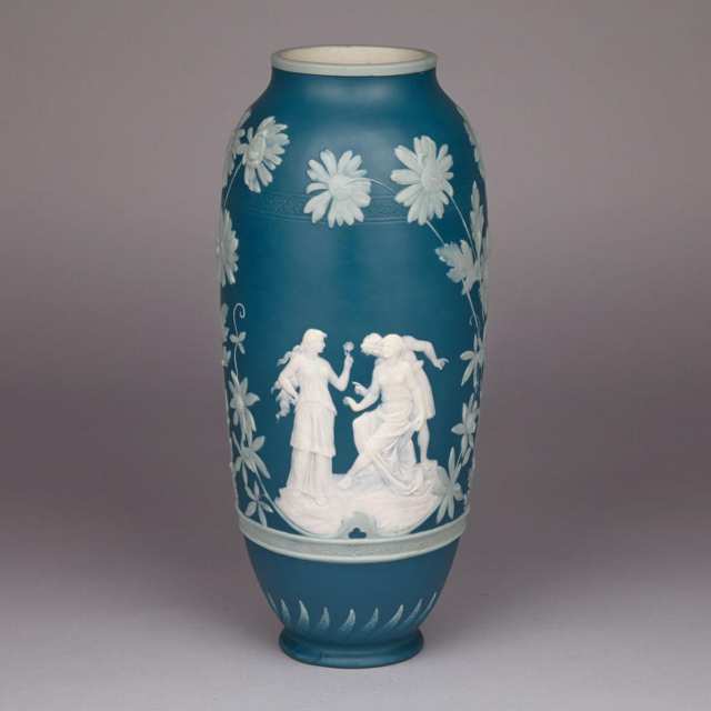 Mettlach Vase, signed J. Stahl, c.1900
