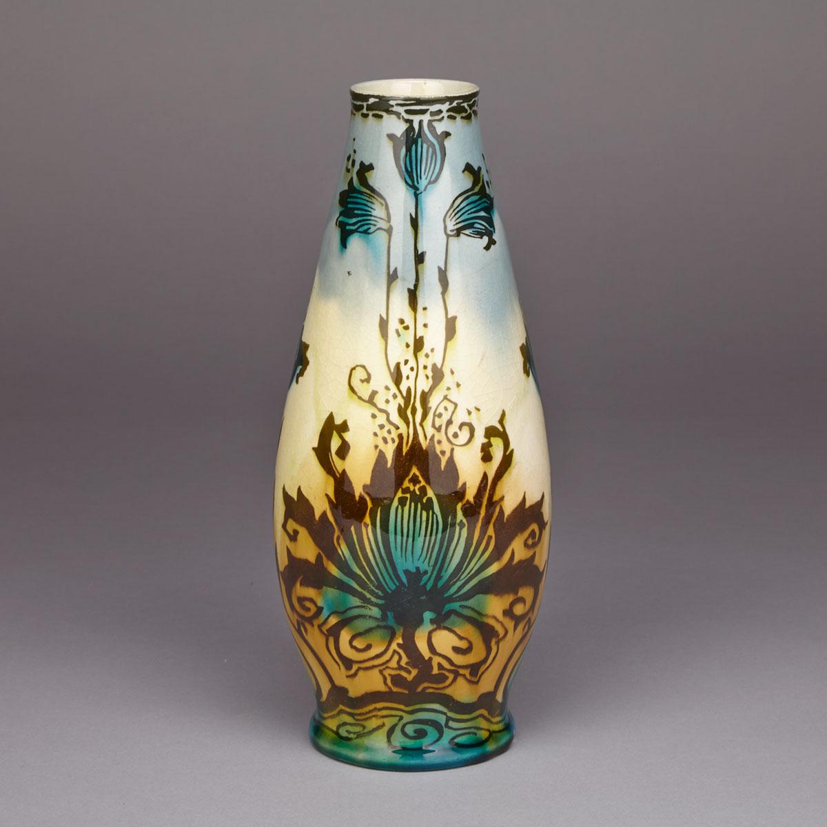 Mintons Faience Vase, c.1900
