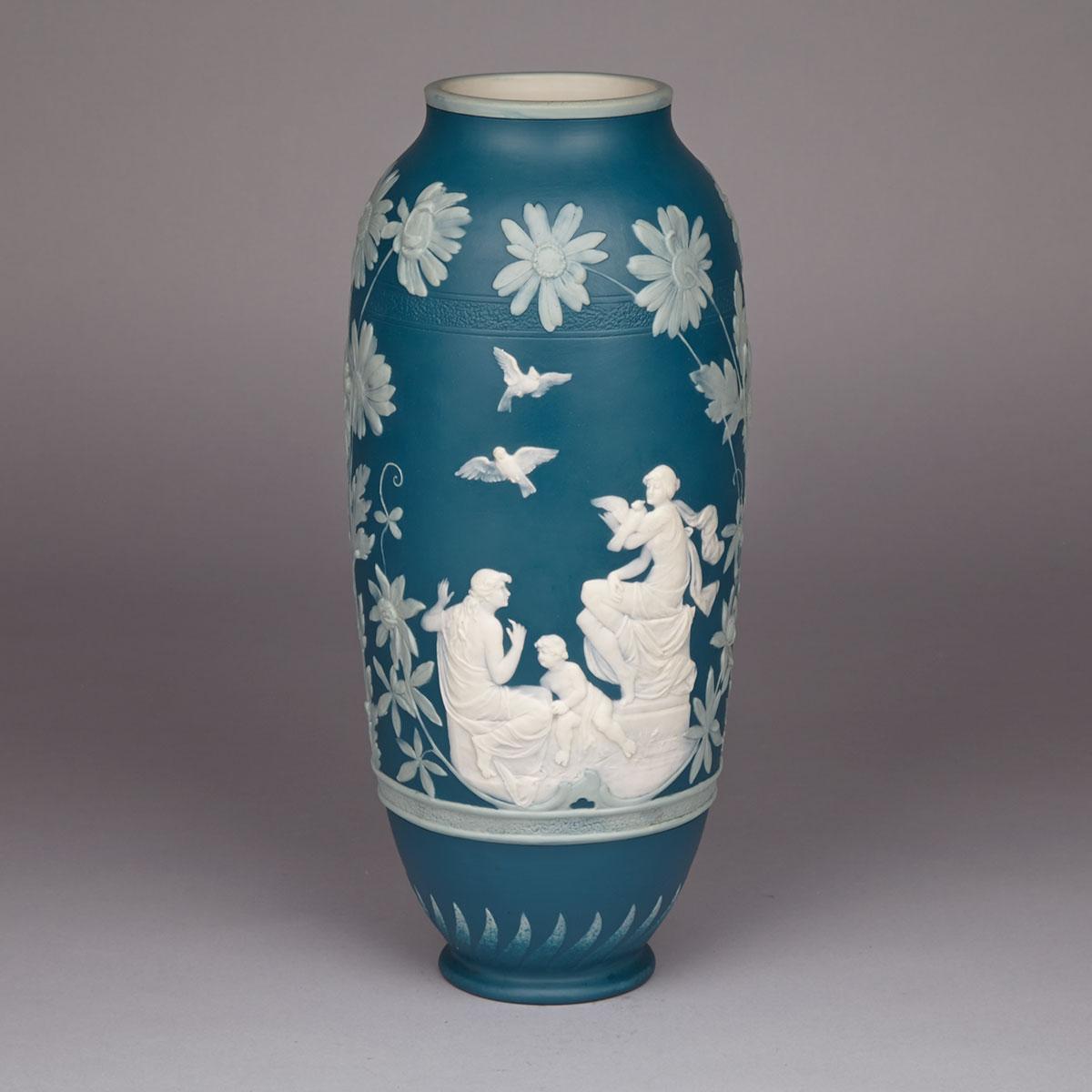 Mettlach Vase, signed J. Stahl, c.1900