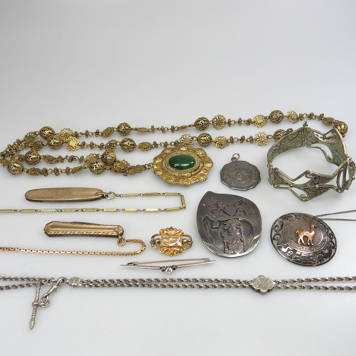 Quantity Of Costume, Silver And Gold-Filled Jewellery