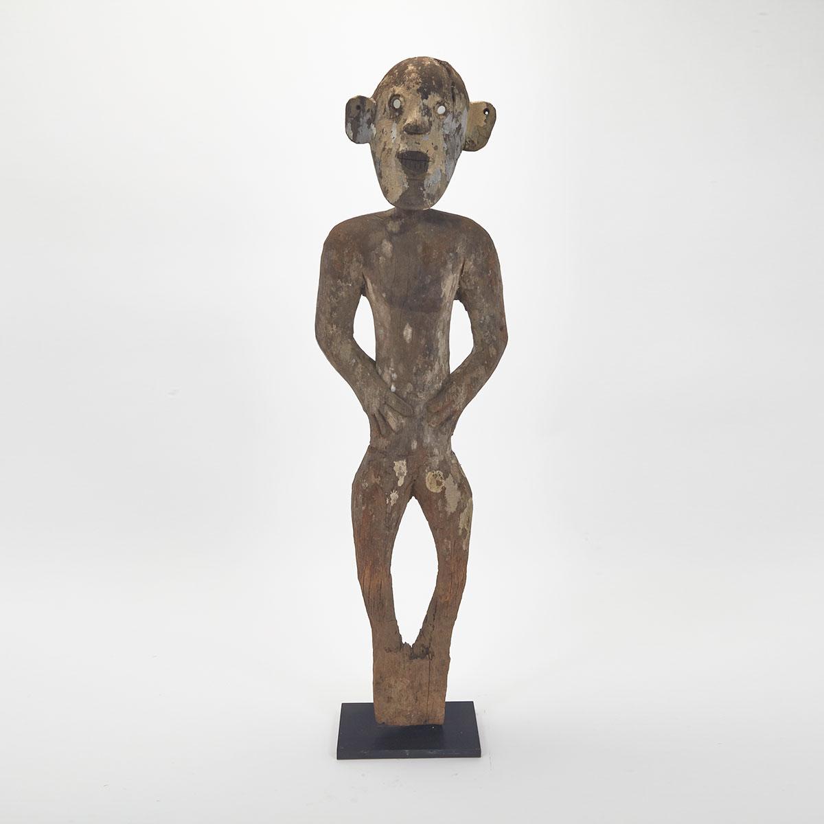 Borneo Kontu Dayak (possibly Ngaju) Ancestral Guardian Figure, early 20th century
