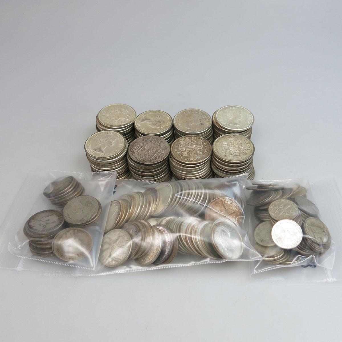 Quantity Of Canadian Silver Coins