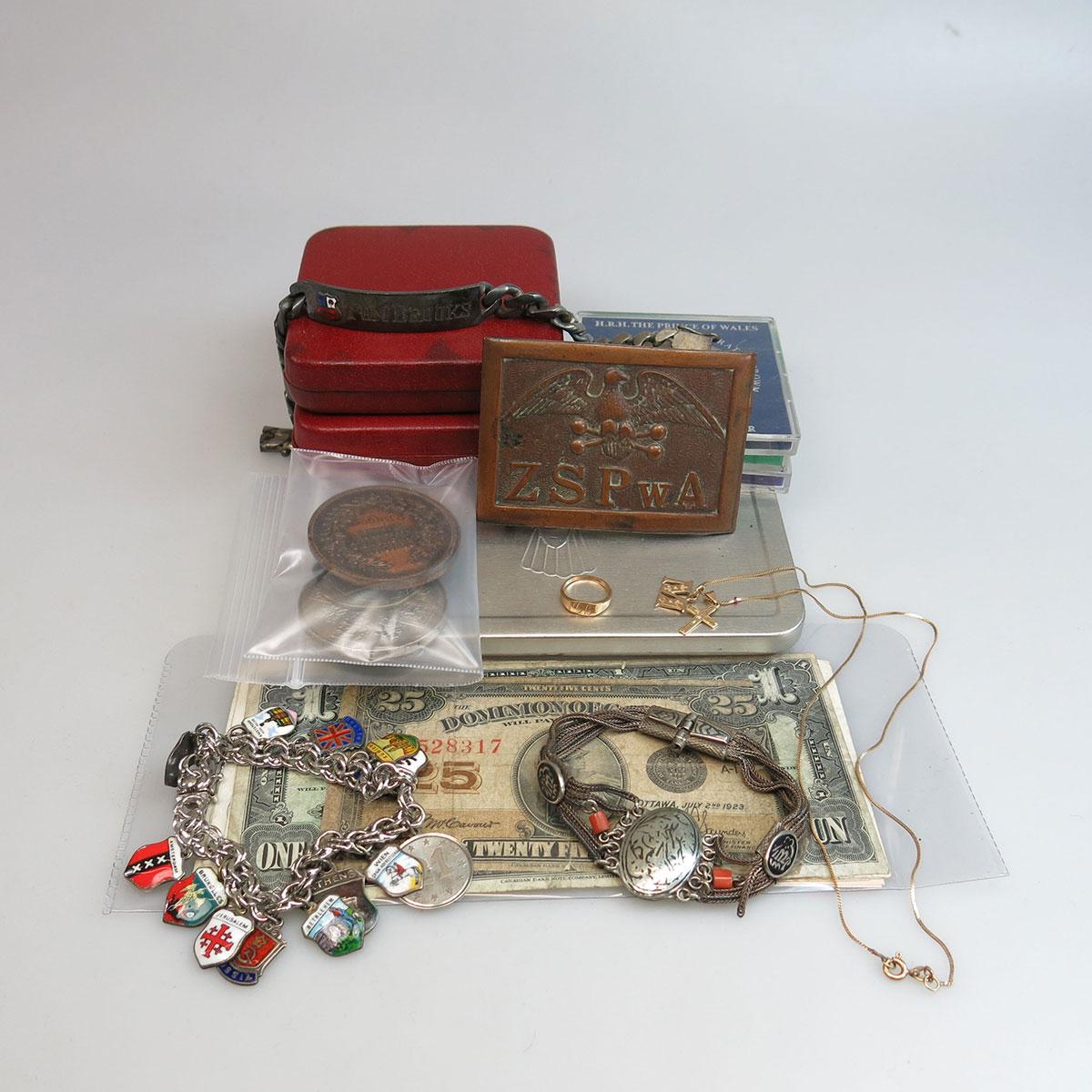 Quantity Of Various Coins And Jewellery