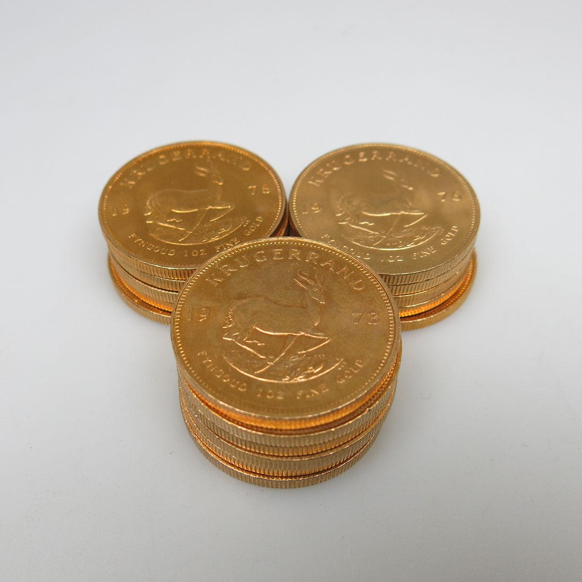 16 Krugerrand Gold Coins