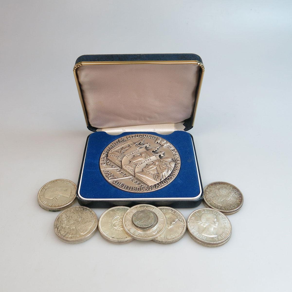 Lithuanian 999 Grade Silver Medallion
