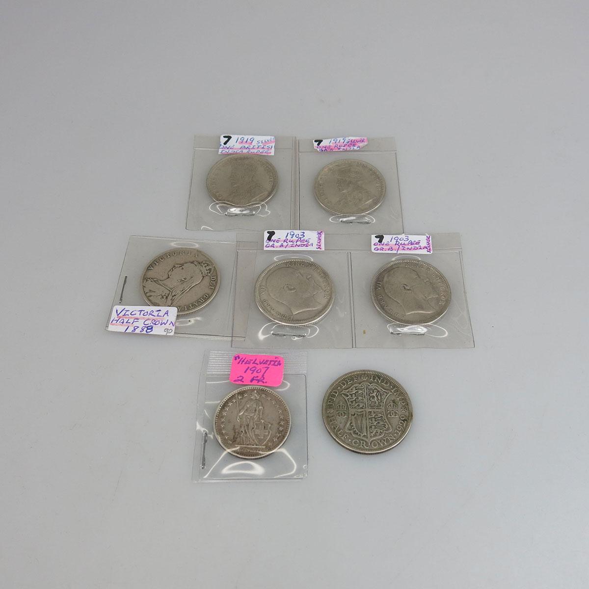 Swiss 1907B 2 Franc Coin