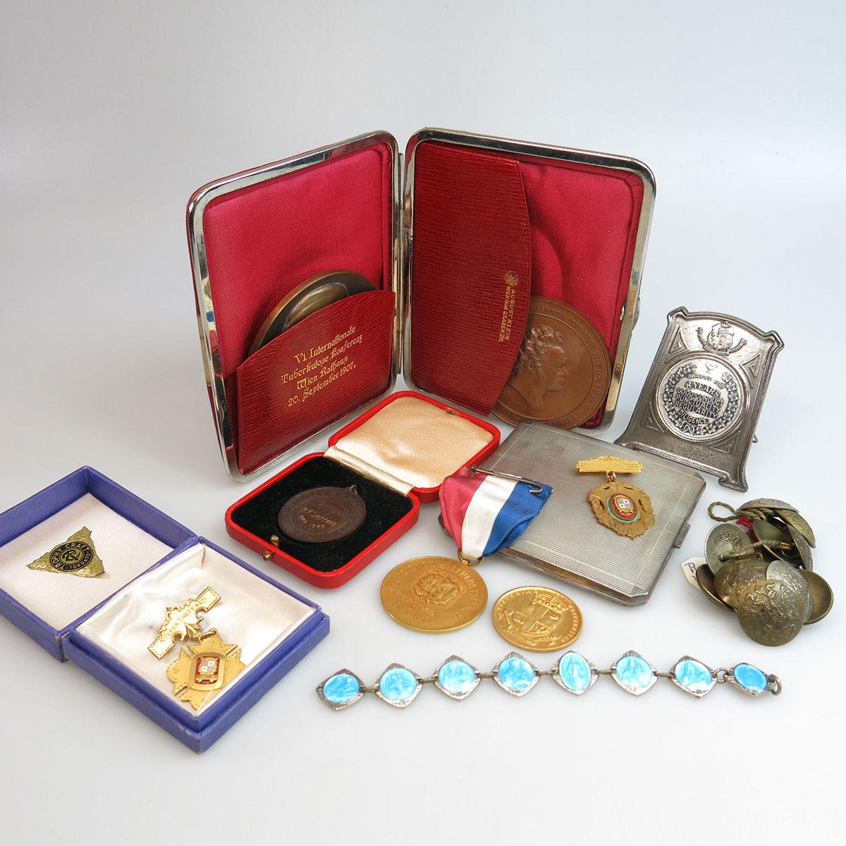 Small Quantity Of Medals, Awards And Militaria