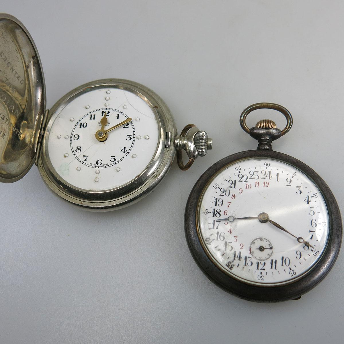 Buren Pocket Watch For The Visually Impaired