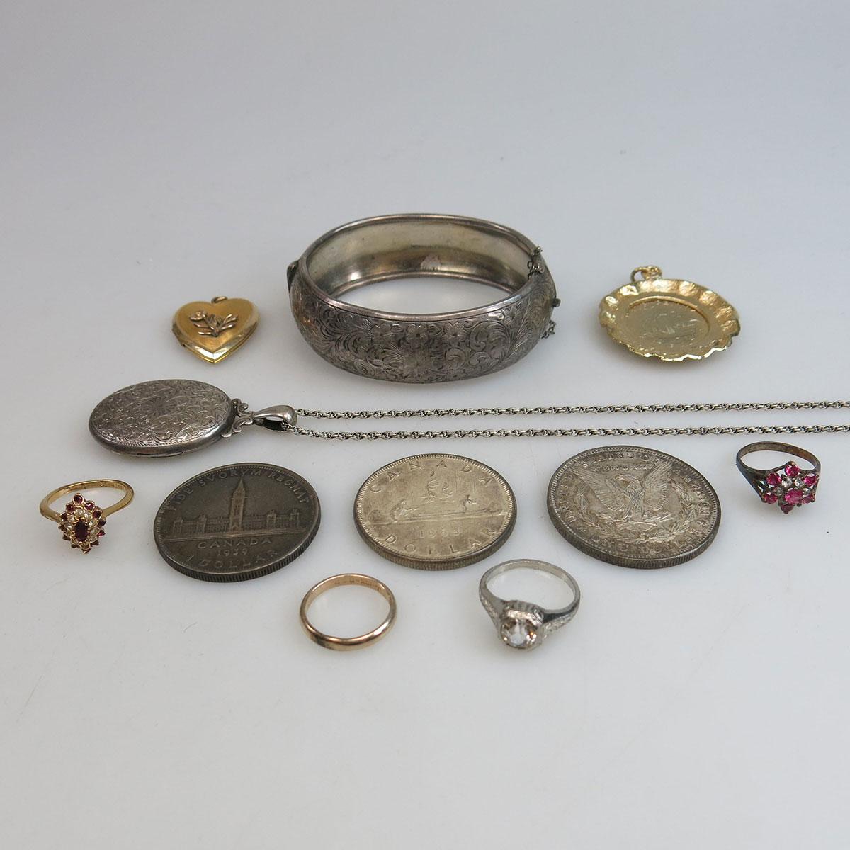 Quantity Of Jewellery, Coins, Etc