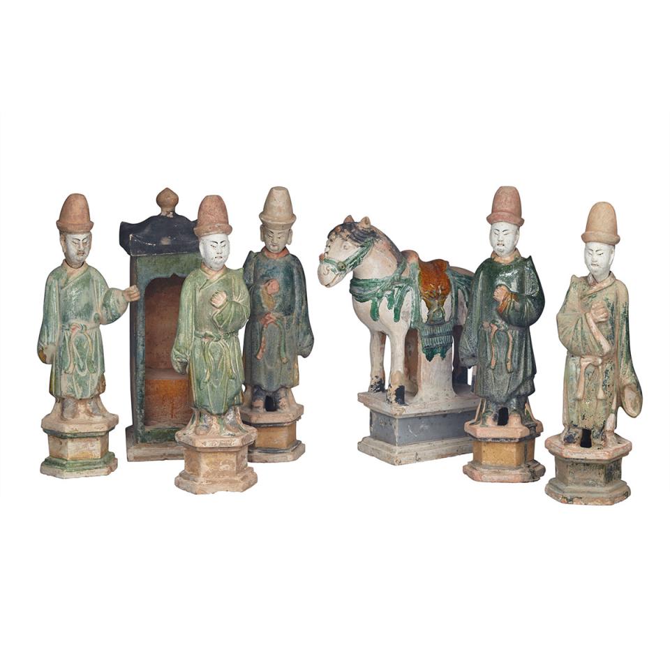 Earthenware Procession Group, Ming Dynasty
