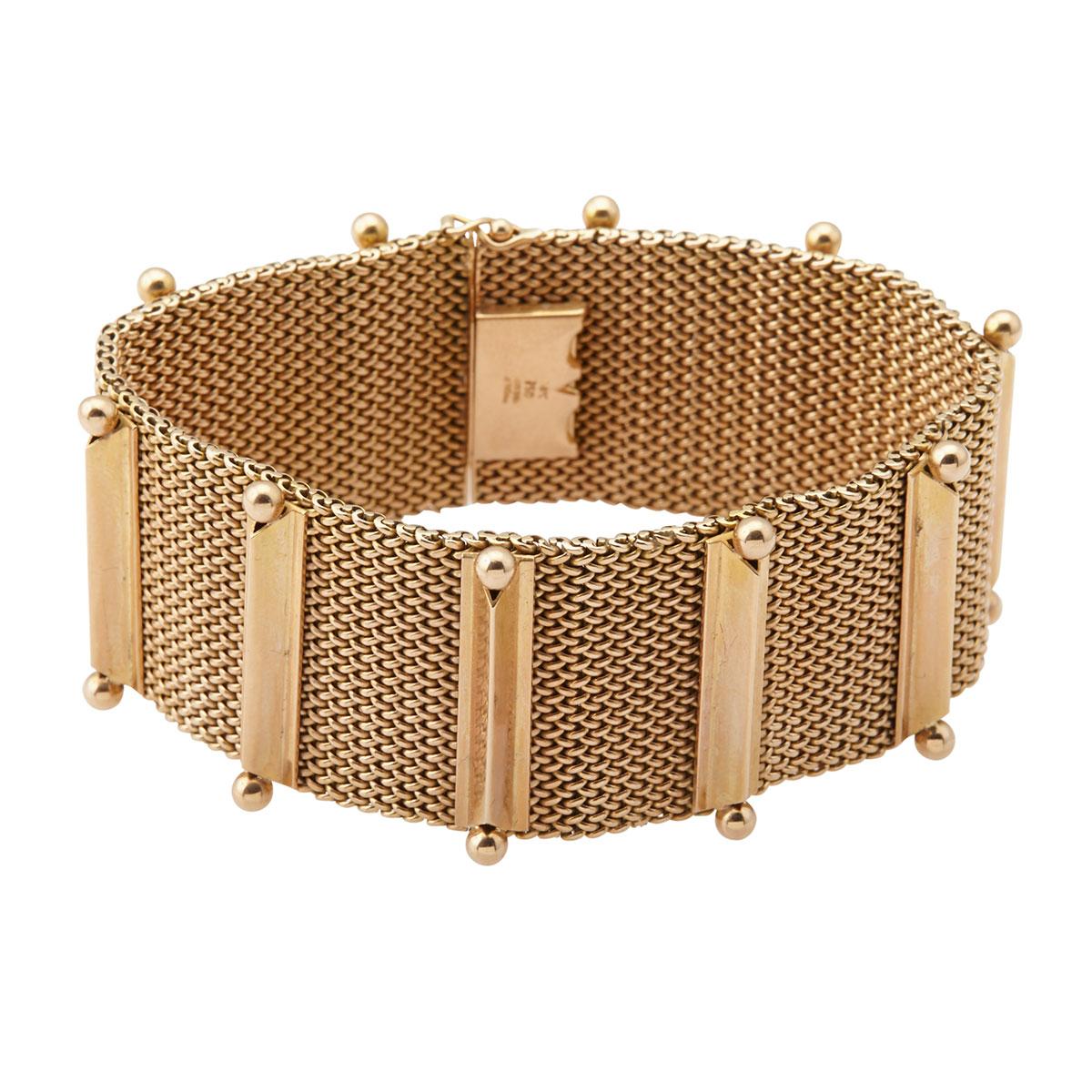 Austrian 18k Rose Gold Strap Bracelet