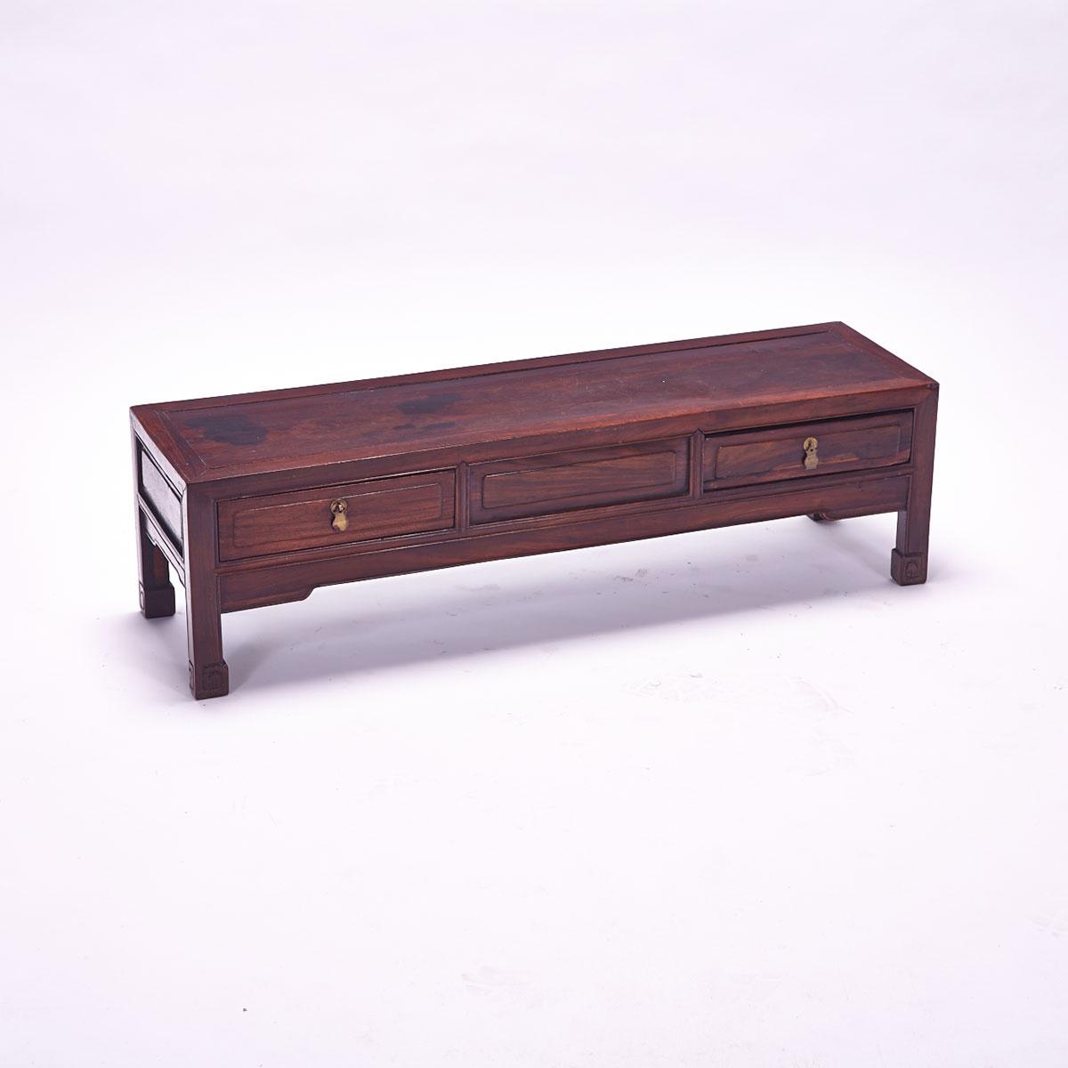 Rosewood Low Coffee Table, Early 20th Century